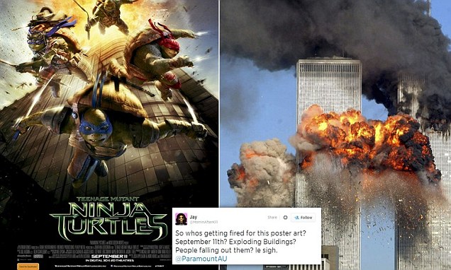 Ninja Turtles, Poster Filmnya Picu Kontroversi